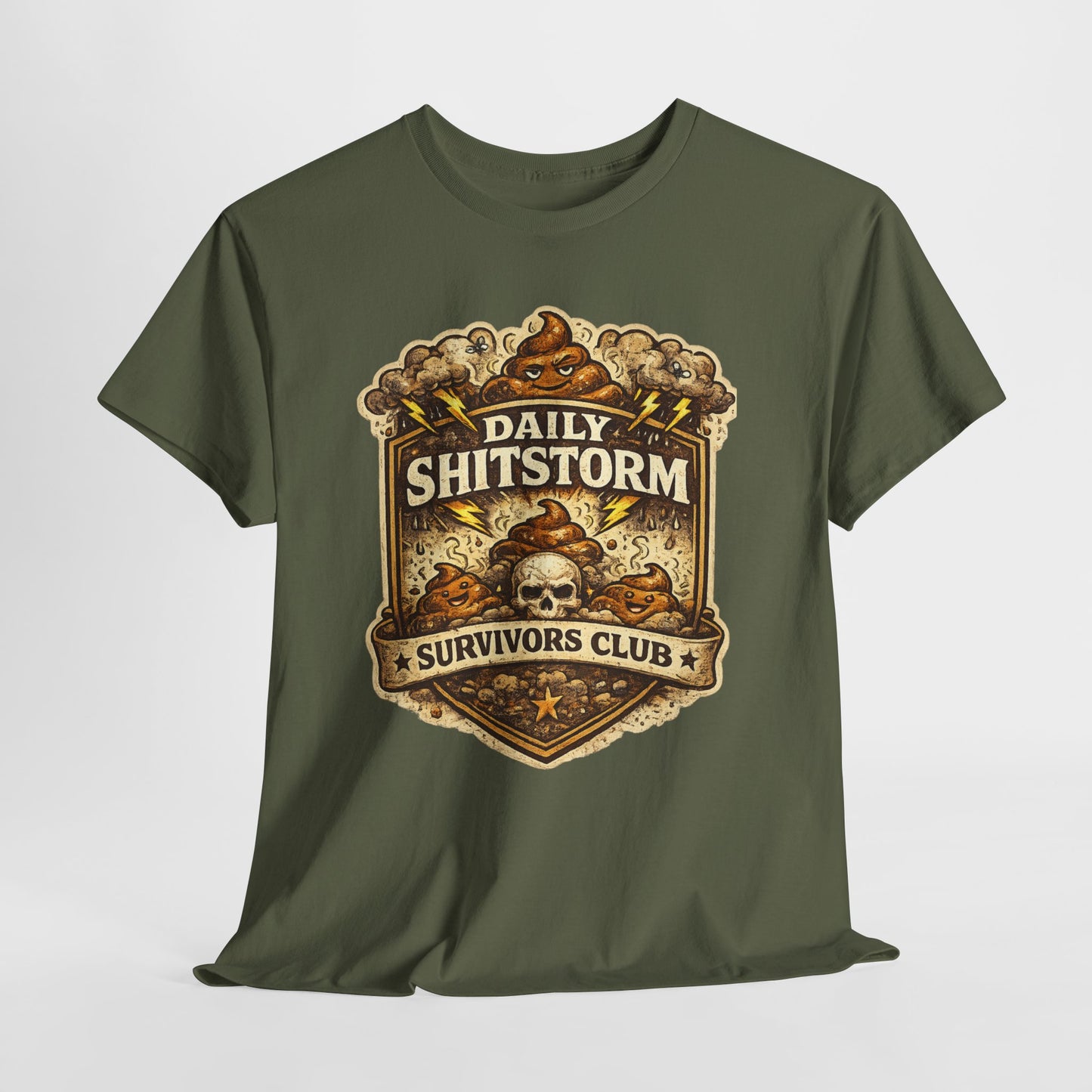 Daily Shitstorm Survivors Club T‑Shirt