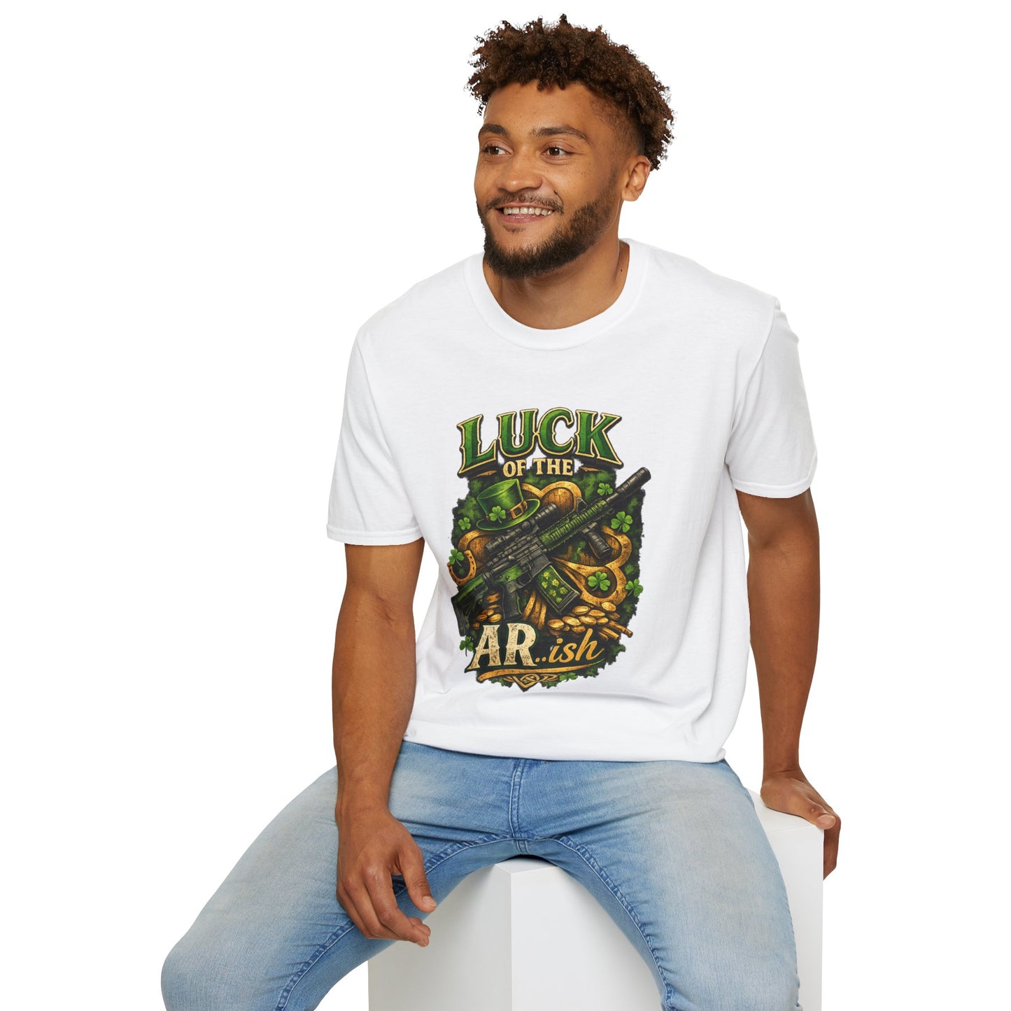 Luck of the AR-ish T-Shirt – St. Patrick’s Day AR-Style Rifle Graphic Tee