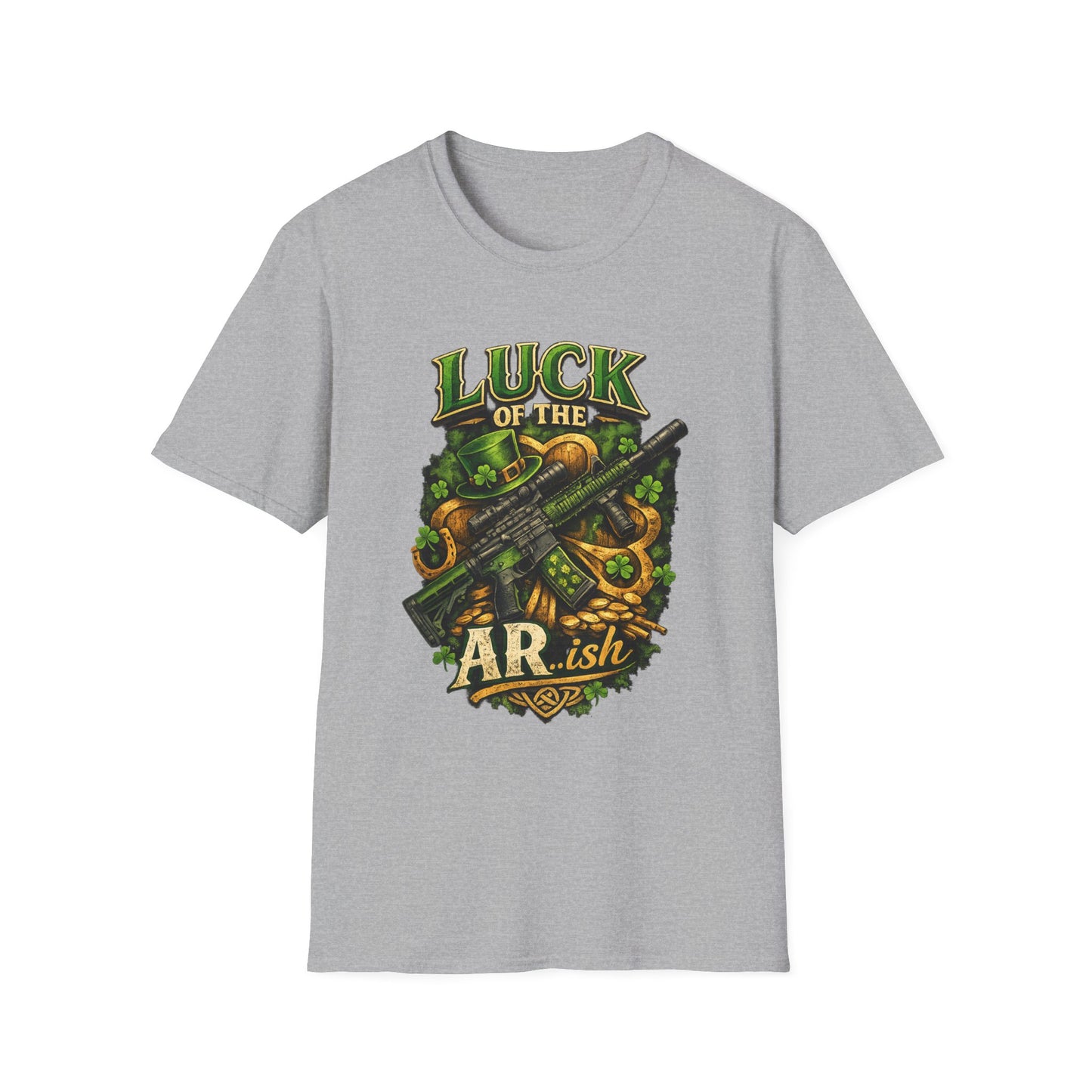Luck of the AR-ish T-Shirt – St. Patrick’s Day AR-Style Rifle Graphic Tee