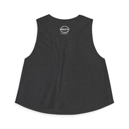 Anti-Social Butterfly Women's Crop Top — Grunge Butterfly Graphic Tank