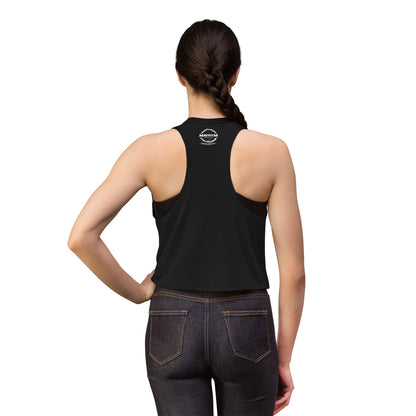 Anti-Social Butterfly Women's Crop Top — Grunge Butterfly Graphic Tank
