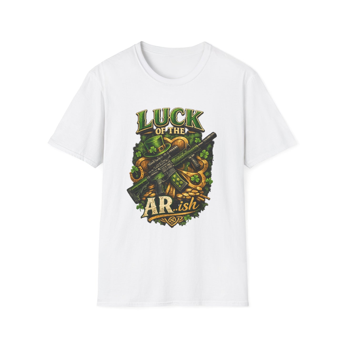 Luck of the AR-ish T-Shirt – St. Patrick’s Day AR-Style Rifle Graphic Tee