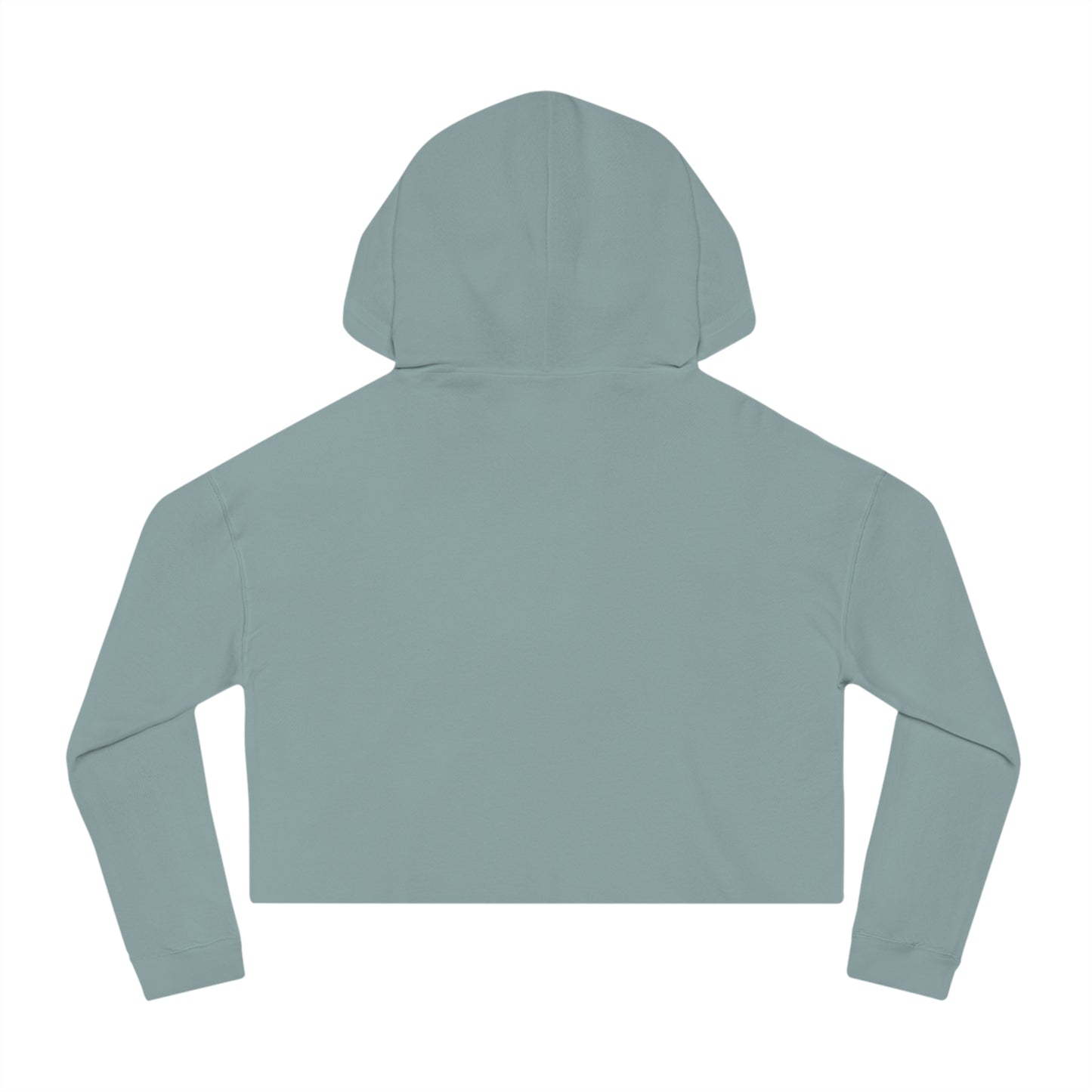 Anti-Social Butterfly Cropped Hoodie — Women's Graphic Sweatshirt