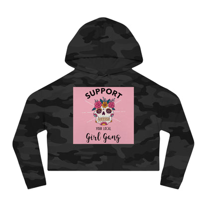 Support Your Local Girl Gang Cropped Hoodie