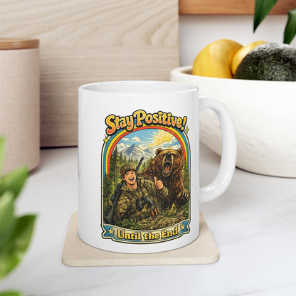 Vintage Safari Ceramic Mug — "Explore!" Wildlife Adventure Coffee Cup (11oz/15oz)