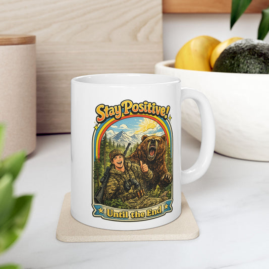 Vintage Safari Ceramic Mug — "Explore!" Wildlife Adventure Coffee Cup (11oz/15oz)
