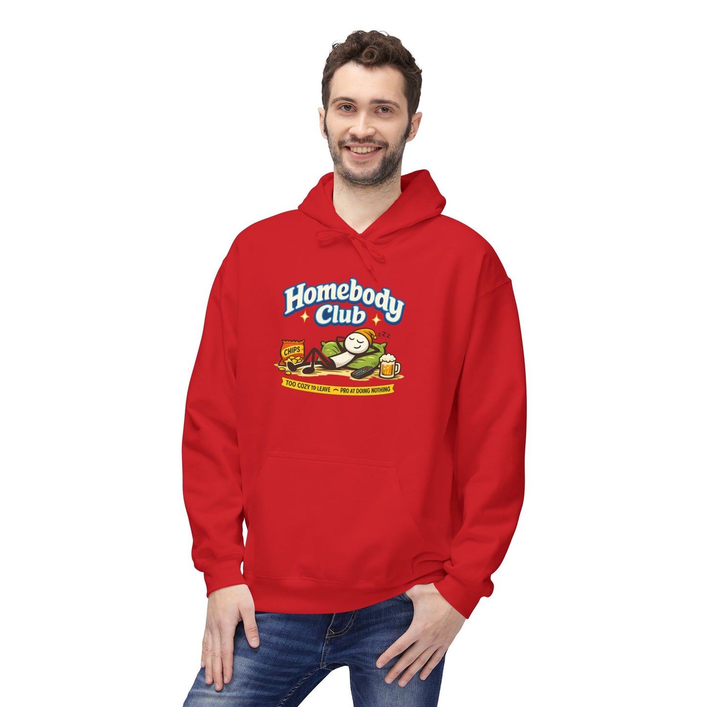 Homebody Club Hoodie — Vintage Surf & Chill Graphic Pullover