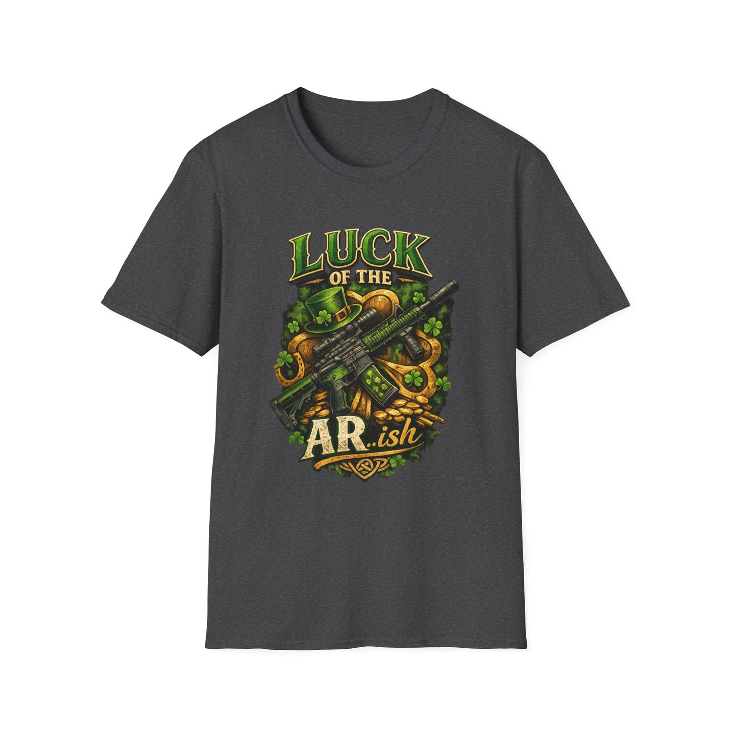 Luck of the AR-ish T-Shirt – St. Patrick’s Day AR-Style Rifle Graphic Tee