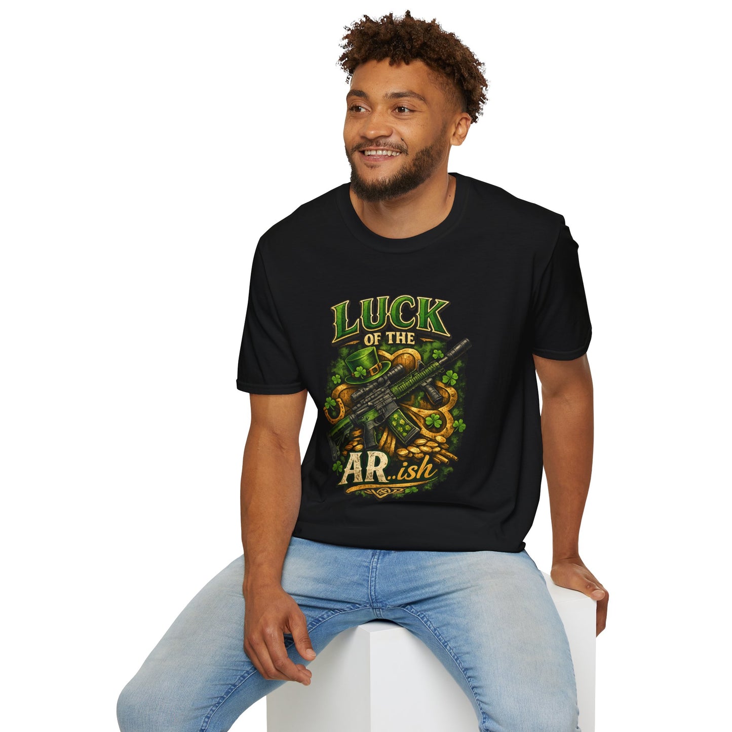 Luck of the AR-ish T-Shirt – St. Patrick’s Day AR-Style Rifle Graphic Tee