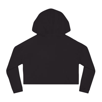 Anti-Social Butterfly Cropped Hoodie — Women's Graphic Sweatshirt
